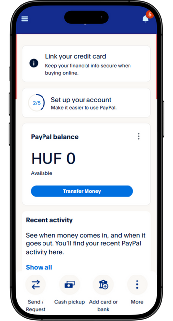 paypal sign up